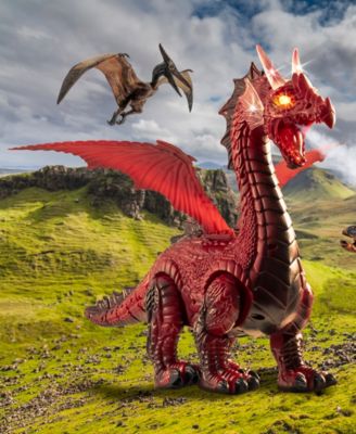 Remote Control Smoke Breathing Dragon Toy