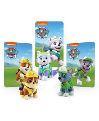 Paw Patrol Rubble, Everest, Rocky Audio Figurine