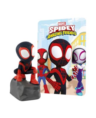 Marvel Set with Spidey, Spin, Ghost Spider, and Black Panther Audio Play Figurines