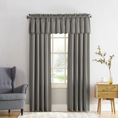 Grant Room Darkening Rod Pocket Curtain Valance