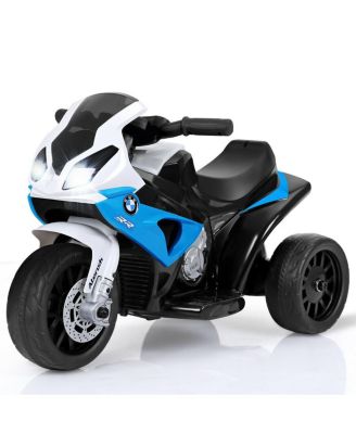 Kids Ride On Motorcycle BMW Licensed 6V Electric 3 Wheels Bicycle w/ MusicandLight Black