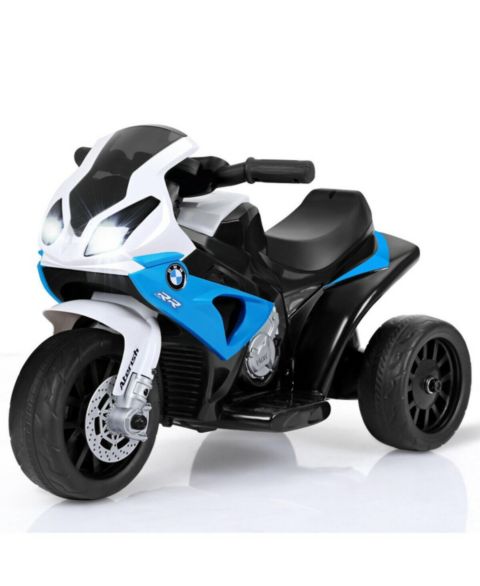 Детская игрушка Gymax Kids Ride-On Motorcycle BMW Licensed 6V Electric 3-Wheel, 44-lb Capacity, Ages 18-36 Months, цвет: Чёрный