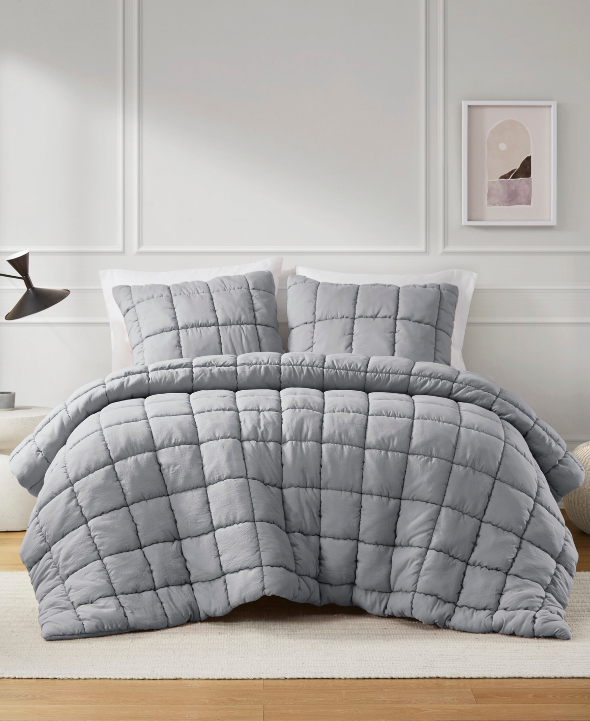 Intelligent Design Dream Puff 2-pc. Comforter Set, Twin In Grey