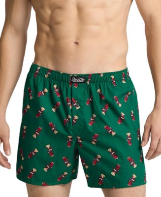 Polo Ralph Lauren Men's Polo Bear Print Woven Boxers - Macy's