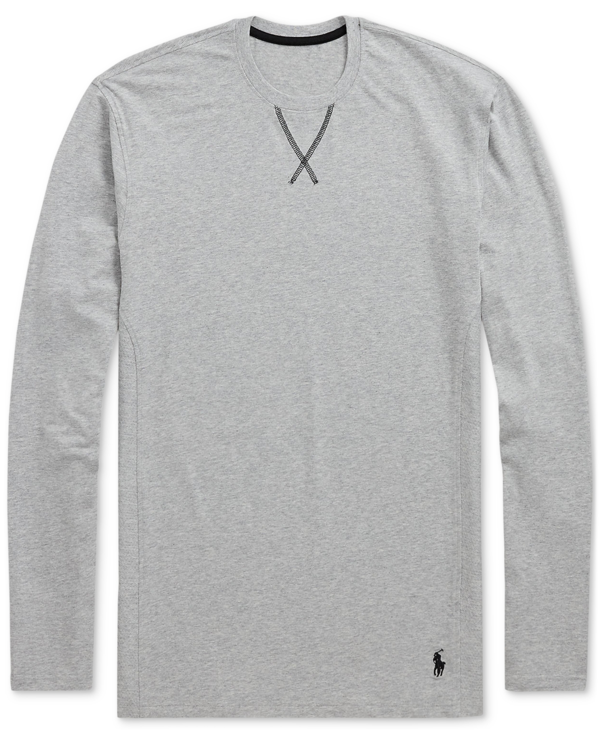 Polo Ralph Lauren Men's Perfect Base Layer Long Sleeve Crewneck T-Shirt -POLO BLACK POLO PLAYER