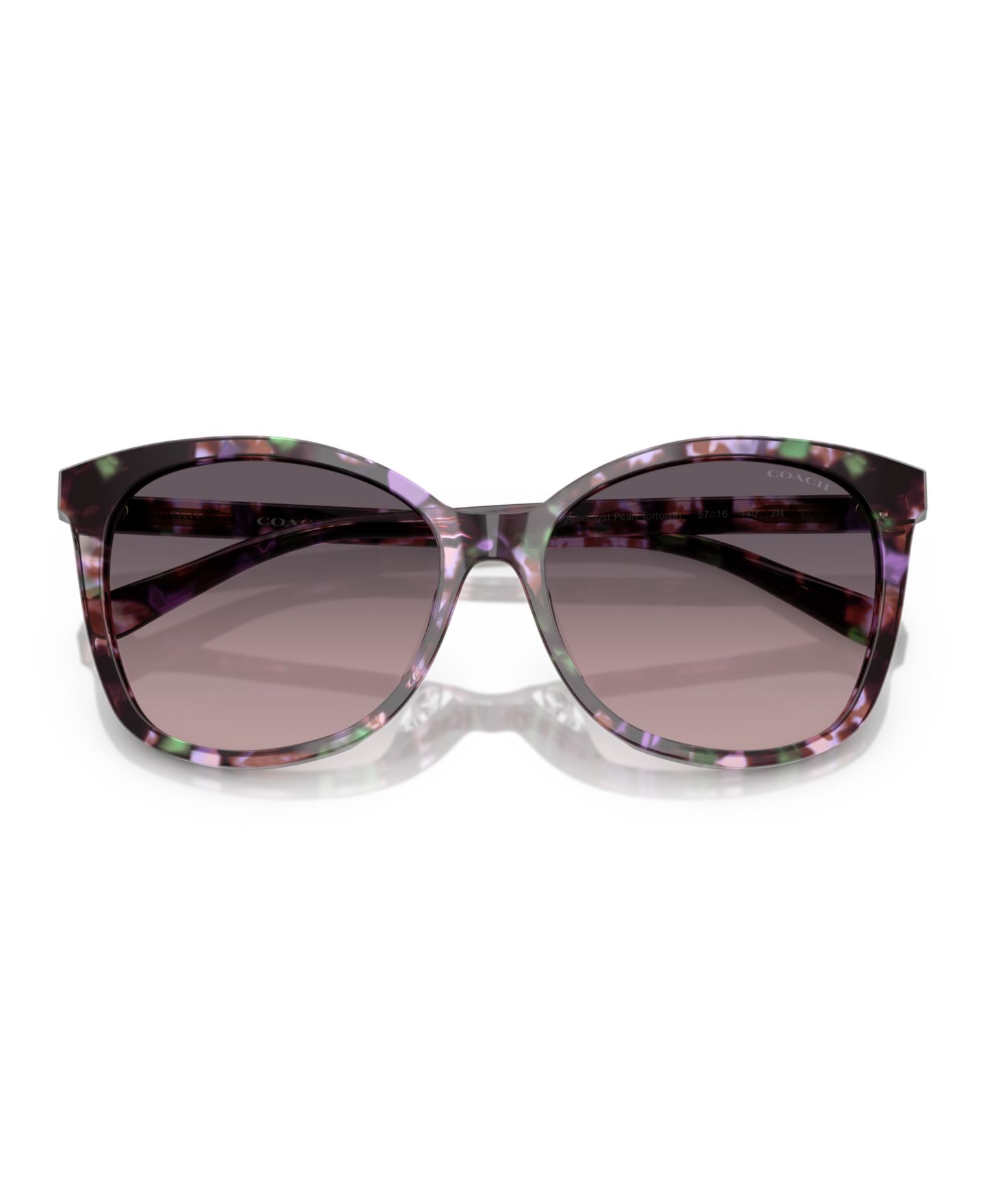 Женские солнцезащитные очки COACH Sunglasses, L1101, цвет: Жемчужный черепаховый — фото 5
