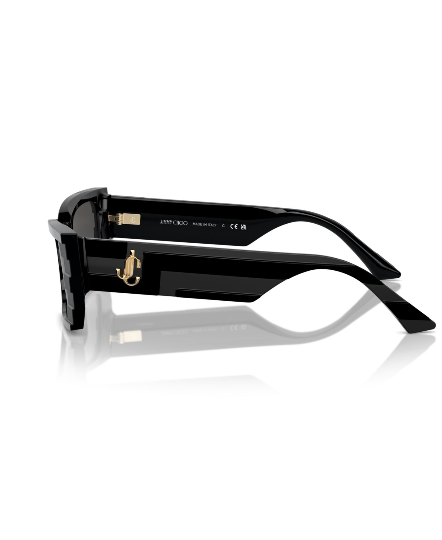 Женские солнцезащитные очки Jimmy Choo Sunglasses, JC5009, цвет: Чёрный / Белый — фото 11