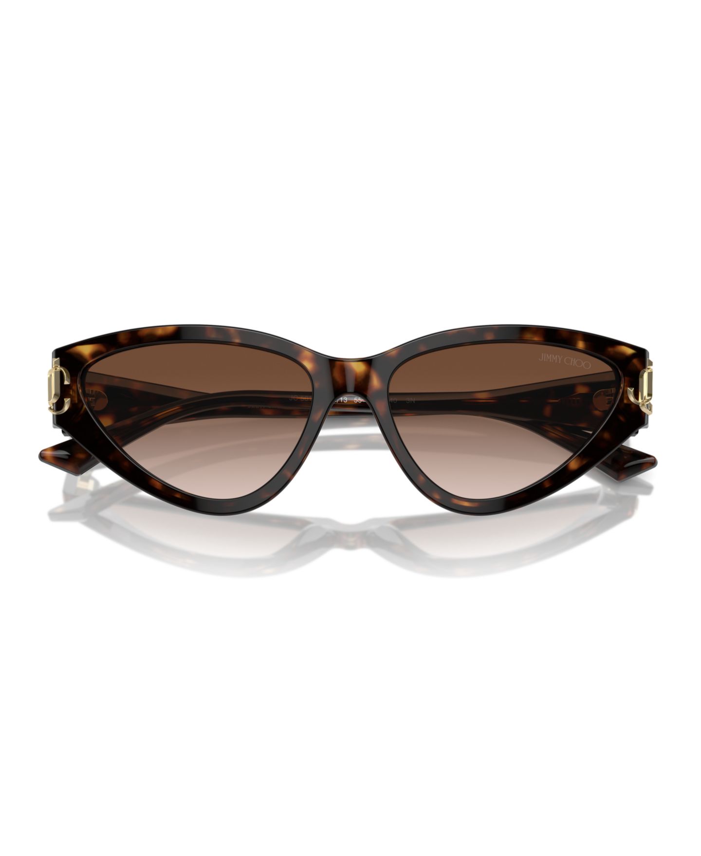 Женские солнцезащитные очки Jimmy Choo Sunglasses, JC5019, цвет: Чёрный — фото 11