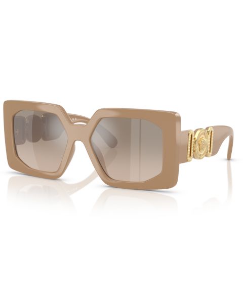 Женские солнцезащитные очки Versace Sunglasses VE4478U, цвет: Бежевый