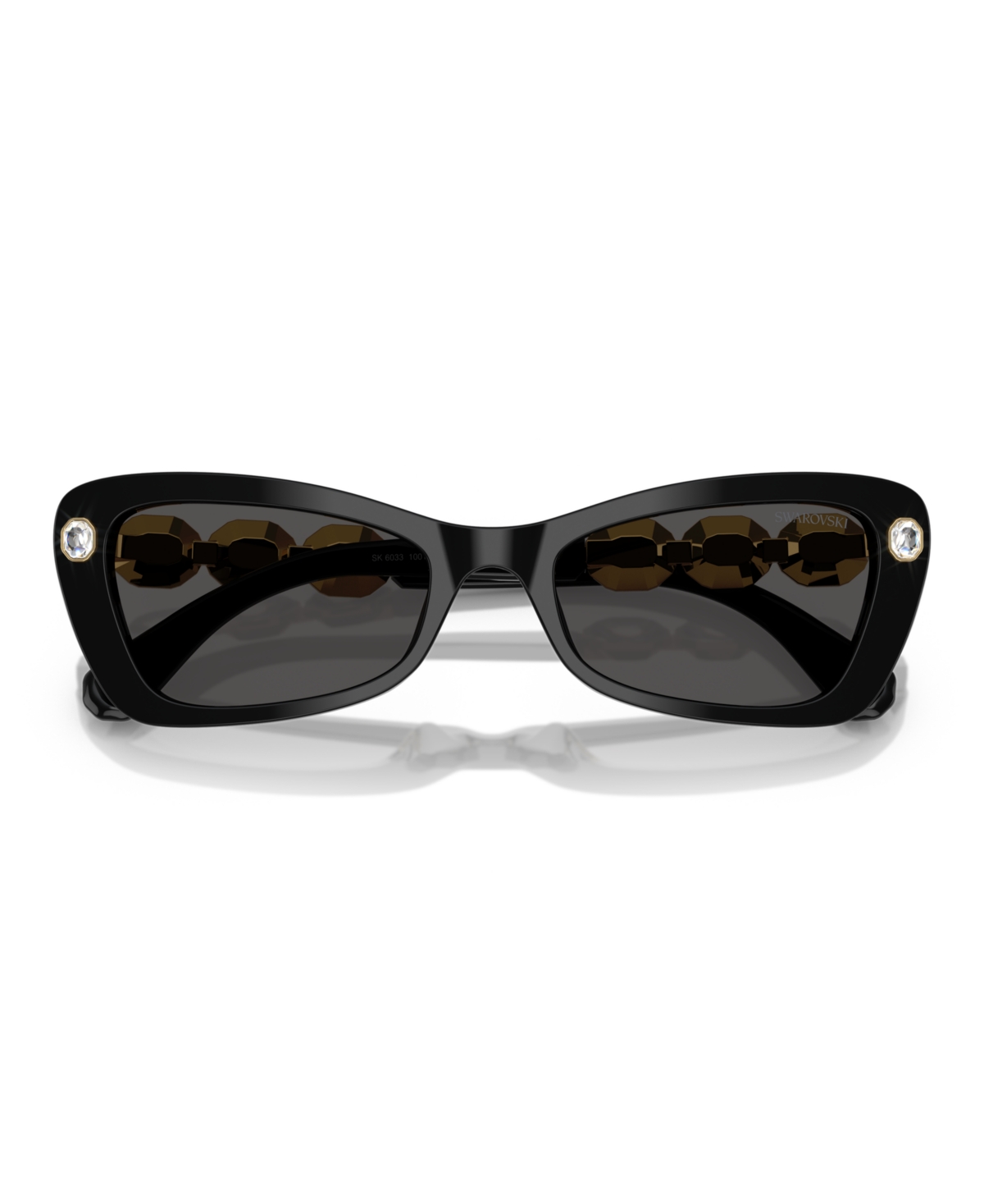 Swarovski Crystal-embellished Tortoiseshell-effect Sunglasses In Havana