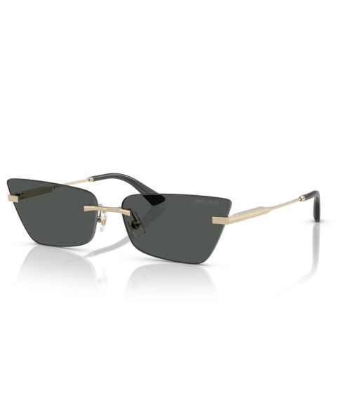 Женские солнцезащитные очки Jimmy Choo Sunglasses JC4012, цвет: Бледный золотой