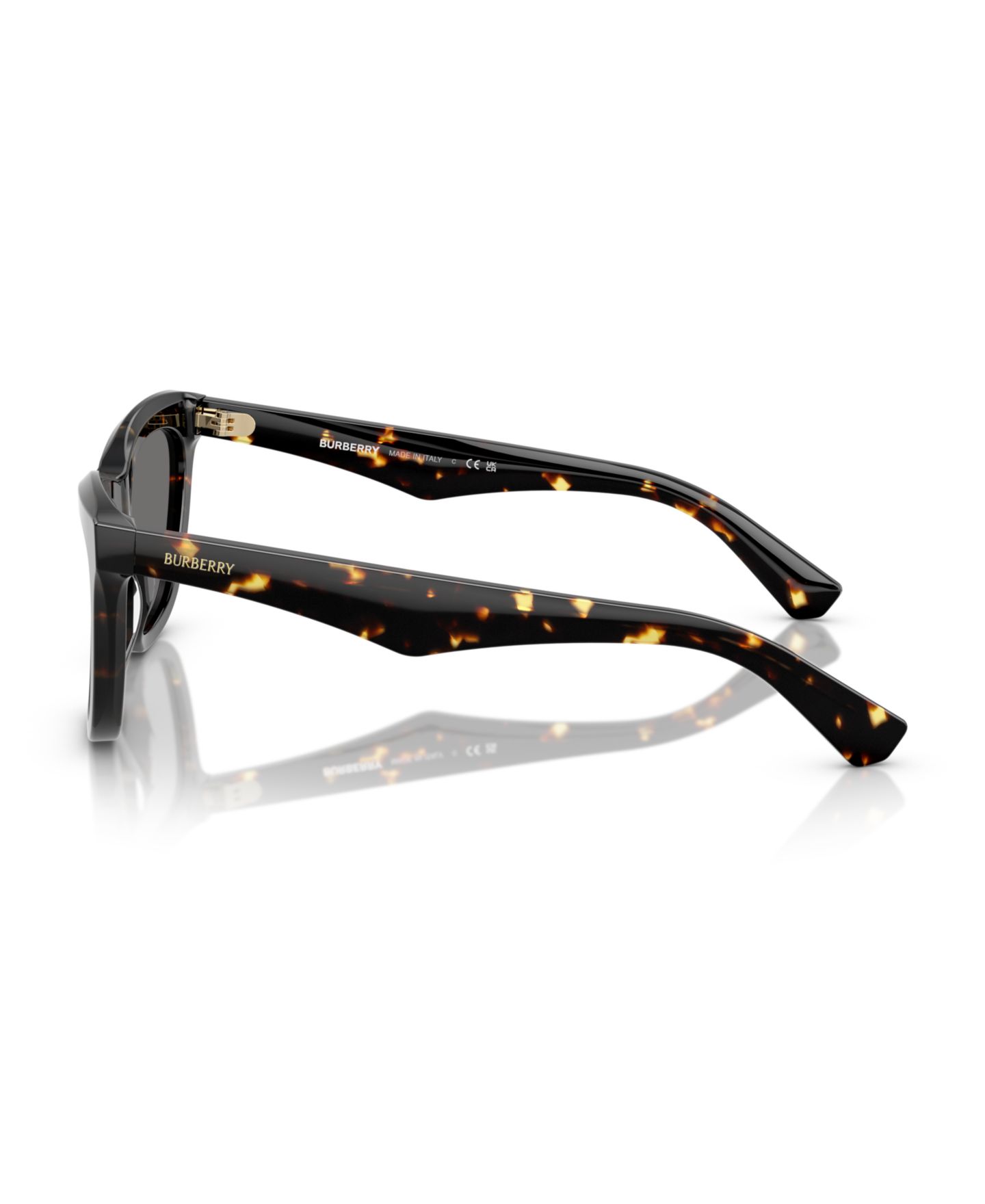 Женские солнцезащитные очки Burberry Polarized Sunglasses BE4435, цвет: Жёлтый гавана — фото 3