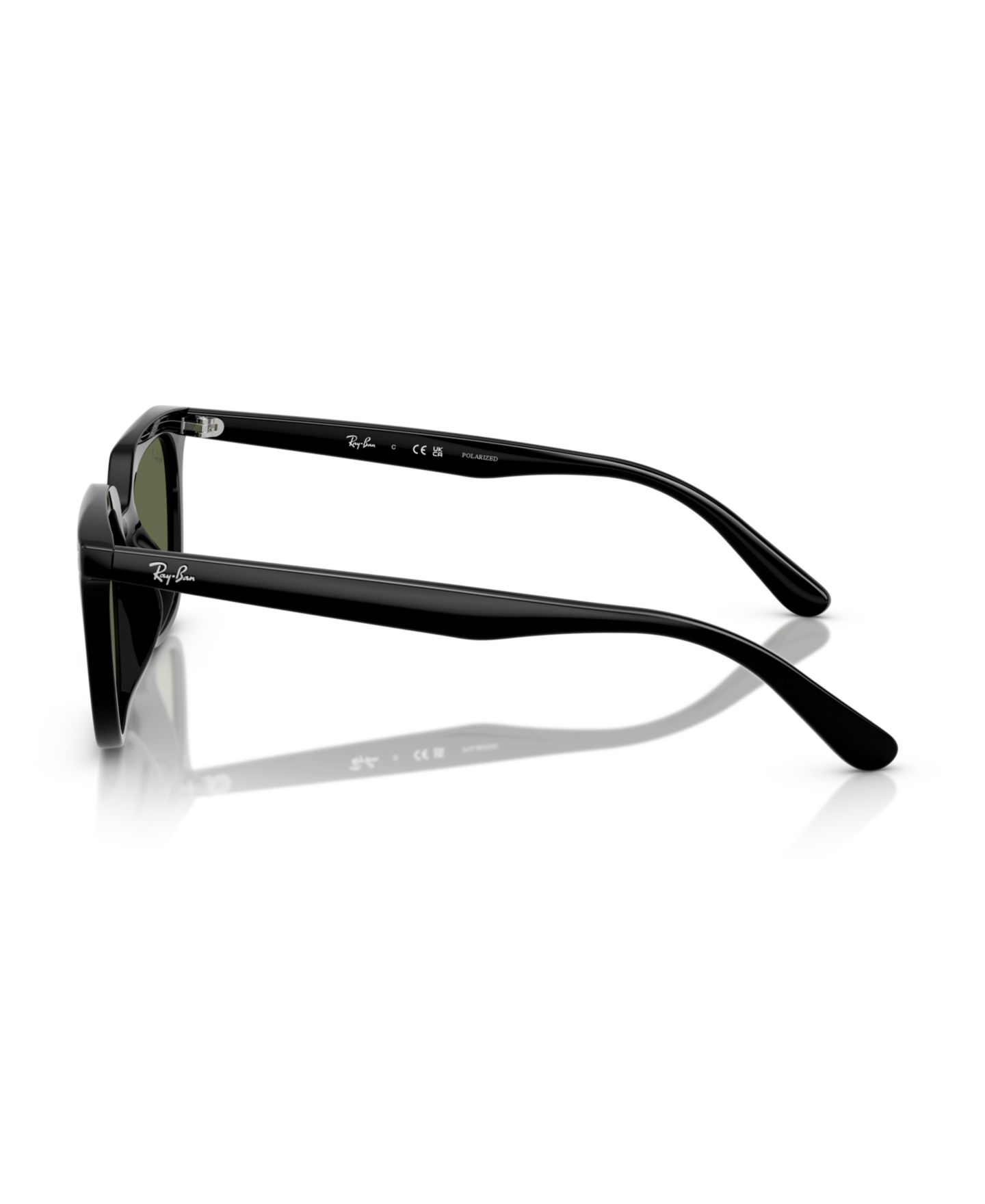 Солнцезащитные очки Ray-Ban Unisex Polarized Sunglasses, RB4439D, цвет: Чёрный — фото 3