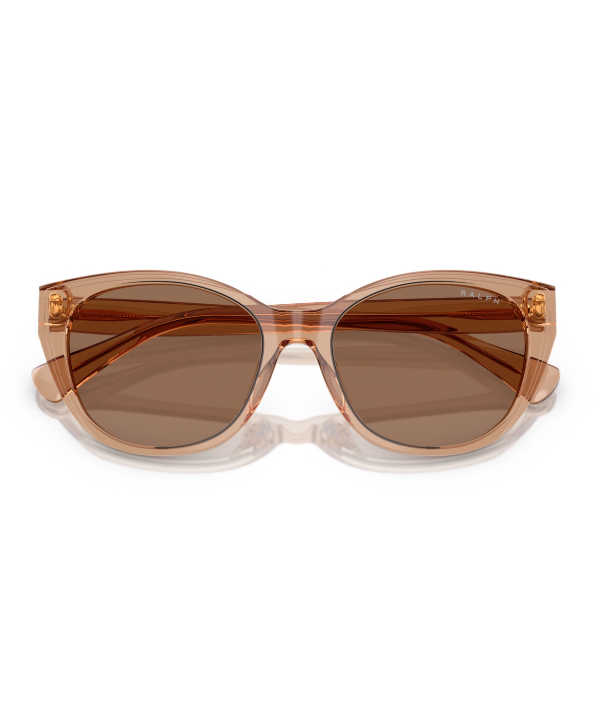 Shop Ralph Lauren Women's Sunglasses Ra5324u In Shiny Transparent Brown
