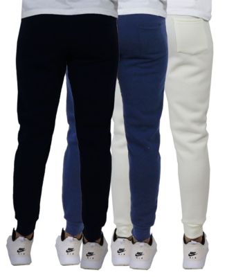 Men's Pro Star Slim Fit Fleece Lined Jogger Sweatpants, Pack of 3