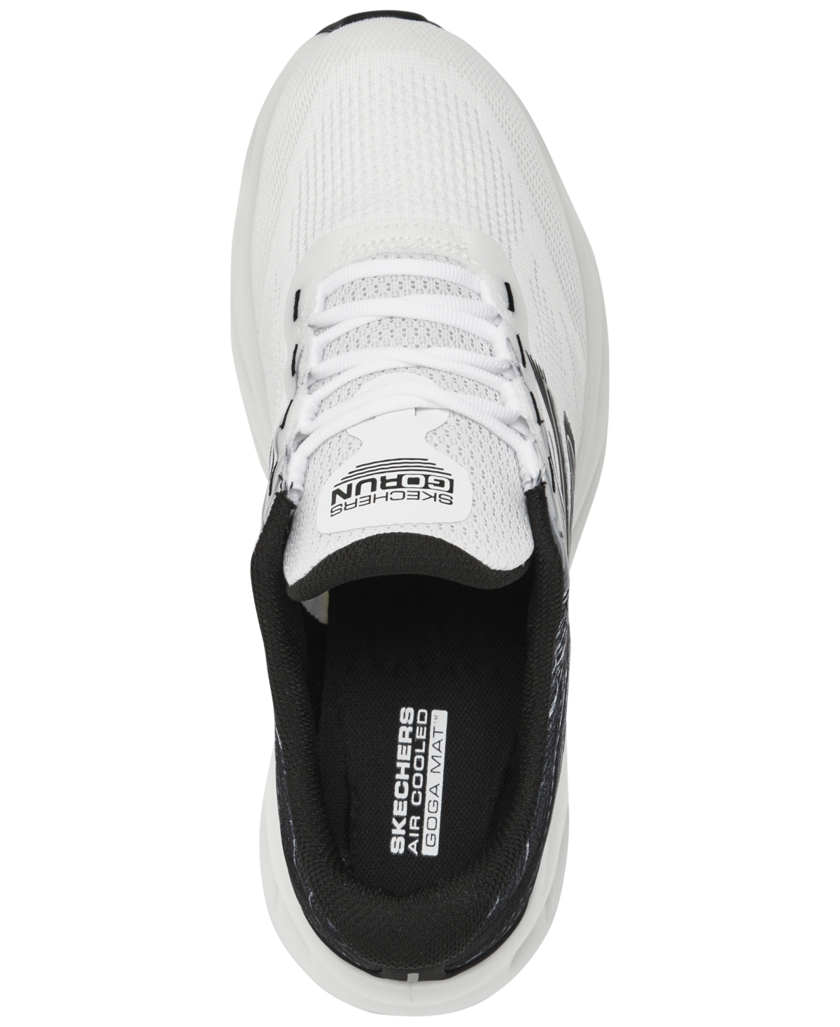 Skechers Women's Go Run Swirl Tech Speed Running Sneakers from Finish Line -Black