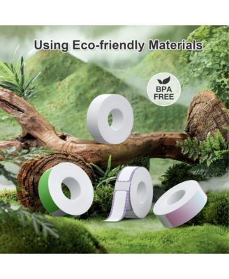 P21 Genuine Adhesive Pattern with Border Label Paper 14x40mm (0.55"x1.57") 180 Labels/Roll, 3 Roll, for Home Office School Organization, Gift for Decoration, Compatible with P21 Label Maker