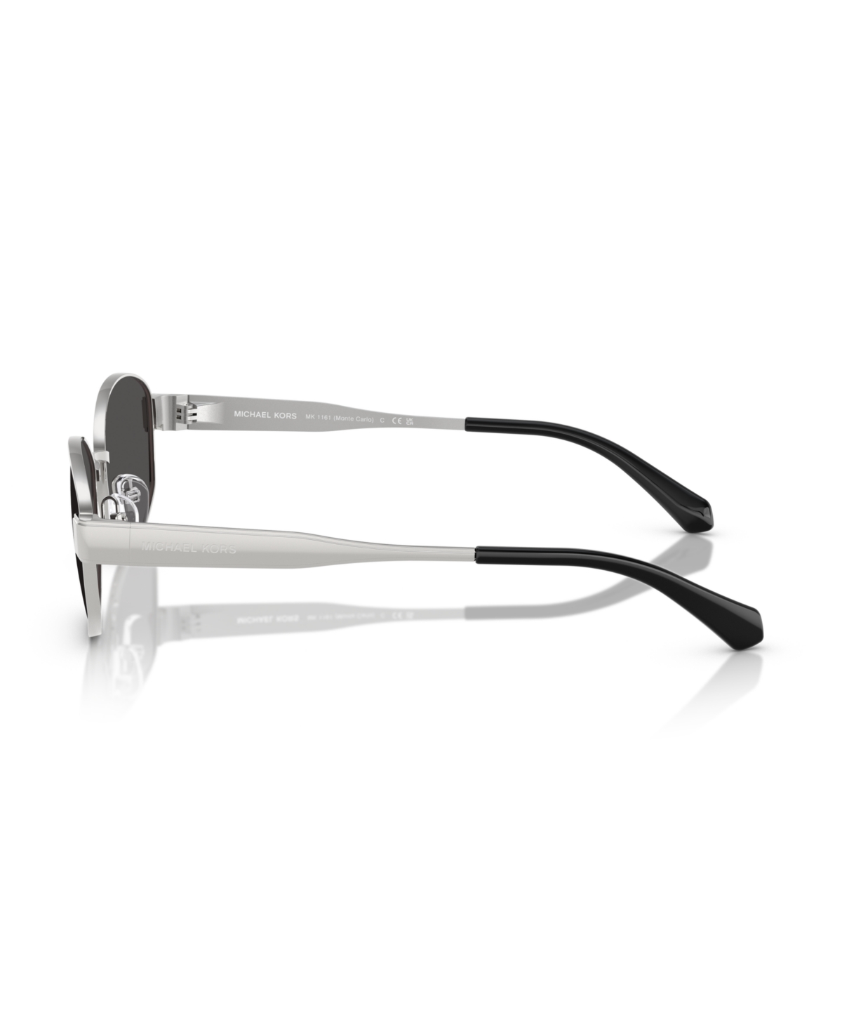 Michael Kors Womens Gold Mk1161 Monte Carlo Oval-frame Metal Sunglasses In Light Gold