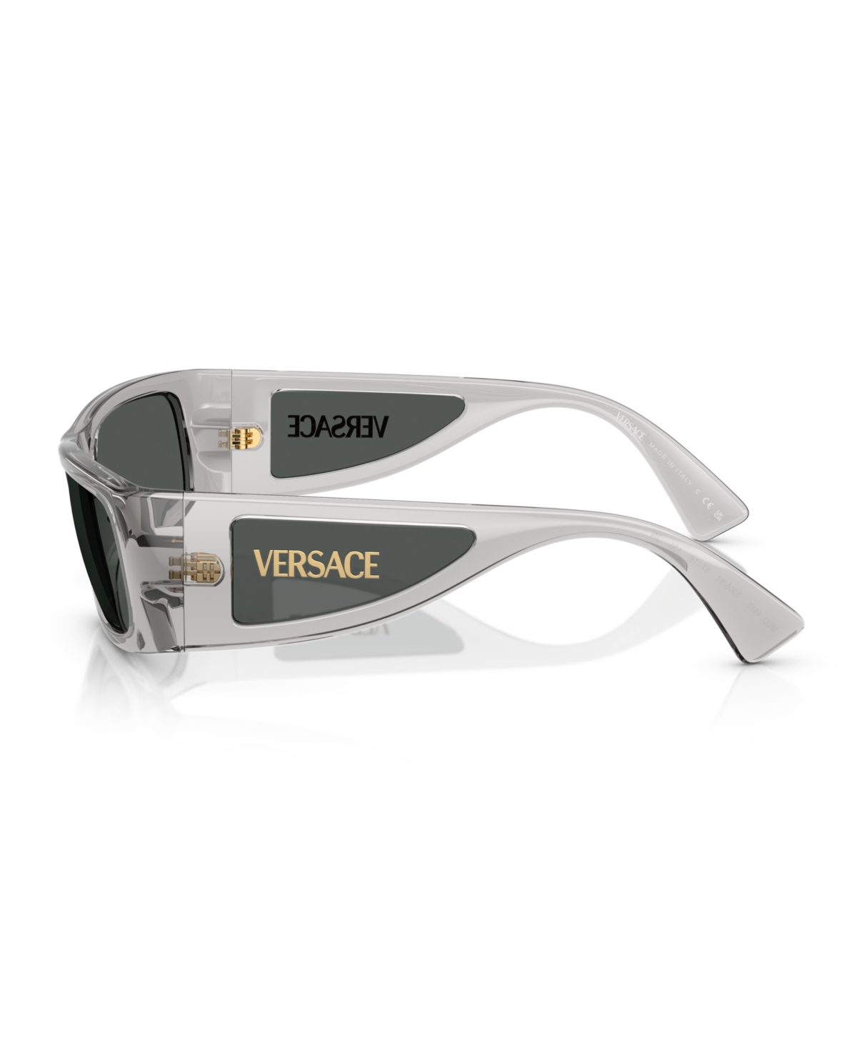 Versace Men's Sunglasses Ve4482 In Grigio Transparent