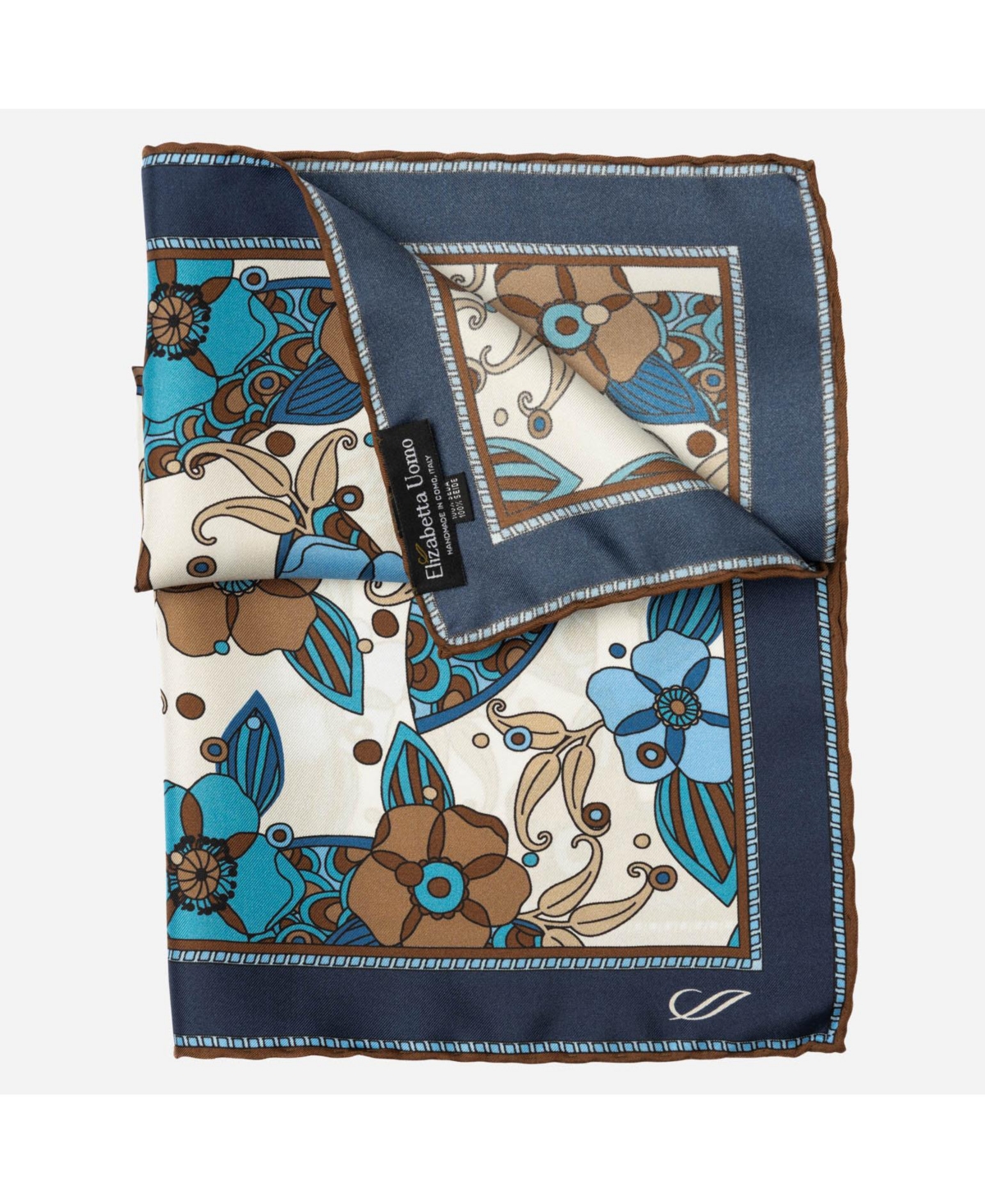 Elizabetta Men's Martino - Silk Pocket Square for Men