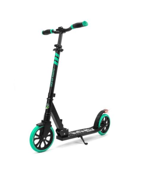 Детская игрушка SereneLife Folding 2-Wheel Adjustable Kick Scooter, Ages 8+, цвет: Аквамариновый