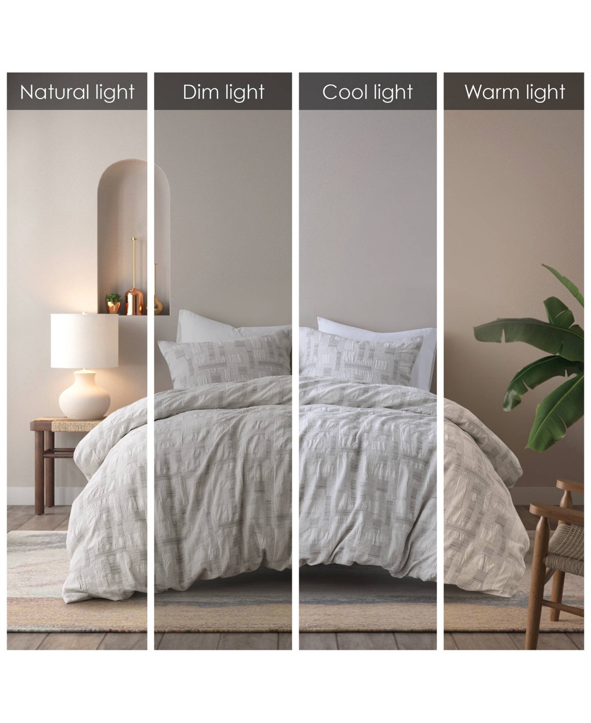 Ink+Ivy Cairo Jacquard 3-Pc. Duvet Cover Set