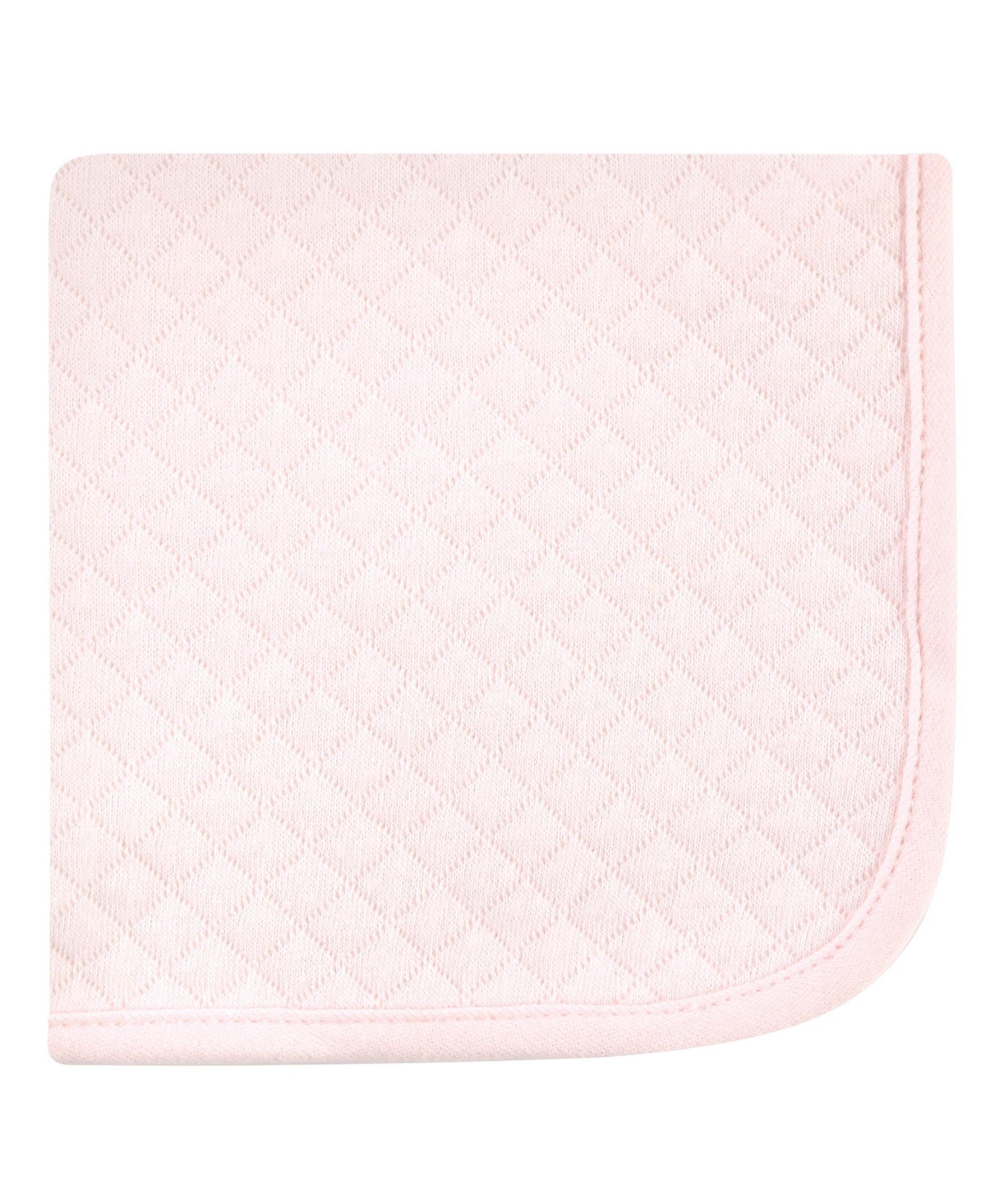 Hudson Baby Infant Girl Quilted Cotton Washcloths, One Size - Winter forest
