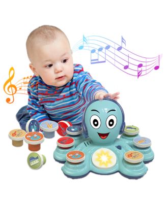 Rock Octopus, Interactive Musical Toys for Toddlers - Blue