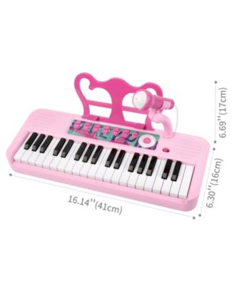 Kid Keyboard Piano, 37 Keys Portable Toddler Keyboard, Multifunction Digital Music Educational Instrument Toy, Electronic Piano for Ages 3+