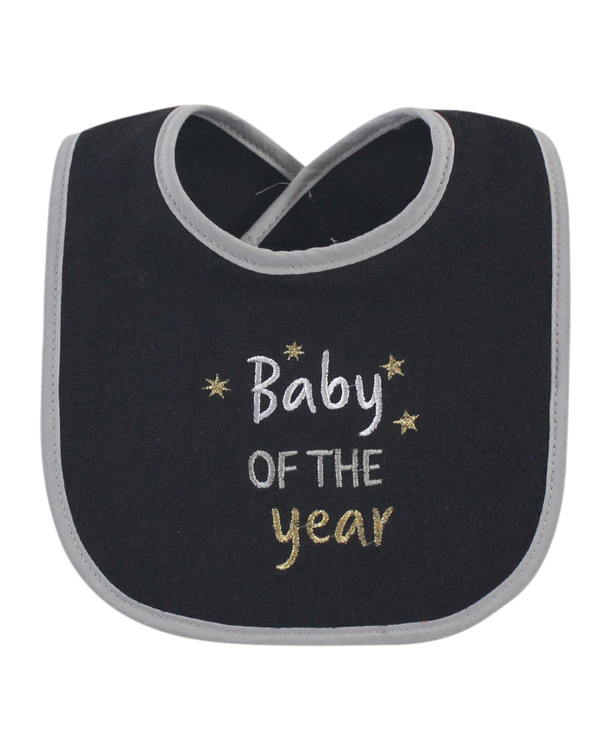 Hudson Baby Baby Girls and Boys Holiday Terry Drooler Bibs with Fiber Filling, Pack of 12