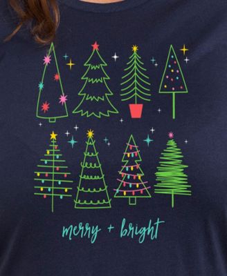 Plus Size Christmas Trees Graphic T-shirt