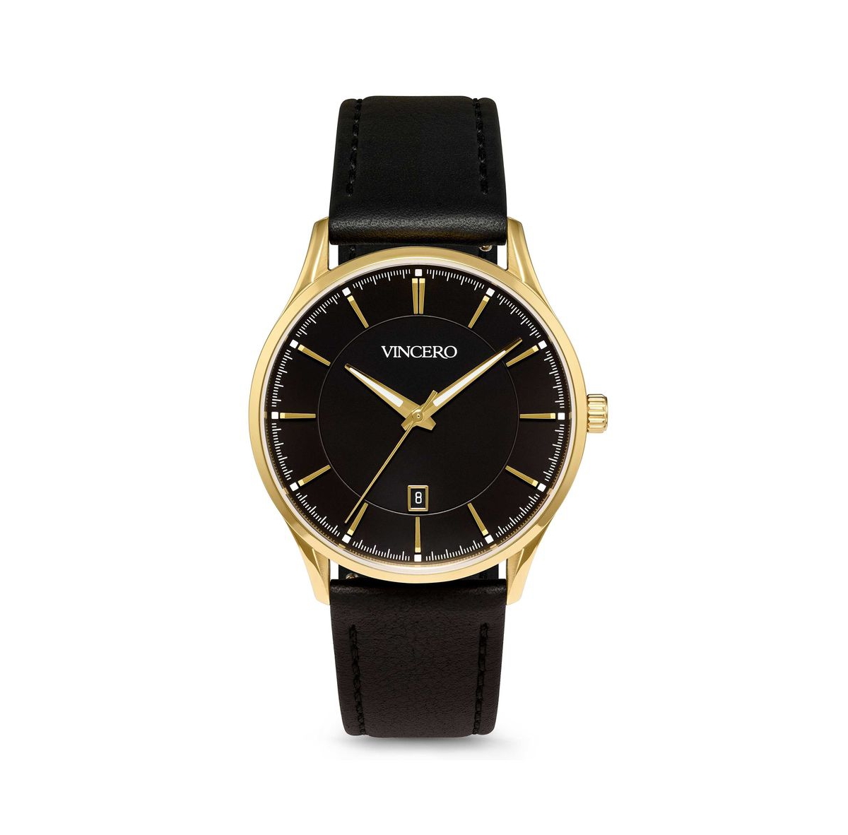Men's The Kairos &#x2013; Blue Dial Watch with Brown Leather Strap - Blue