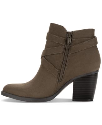 Women's Zetaa Strappy Belt-Heel Booties