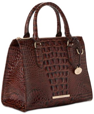Anywhere Convertible Small Melbourne Embossed Leather Satchel