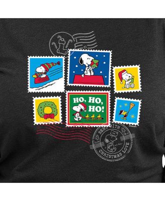 Trendy Plus Size Peanuts Holidays Graphic Pullover T-shirt