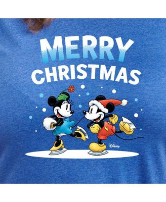  Plus Size Disney Merry Christmas Graphic T-shirt