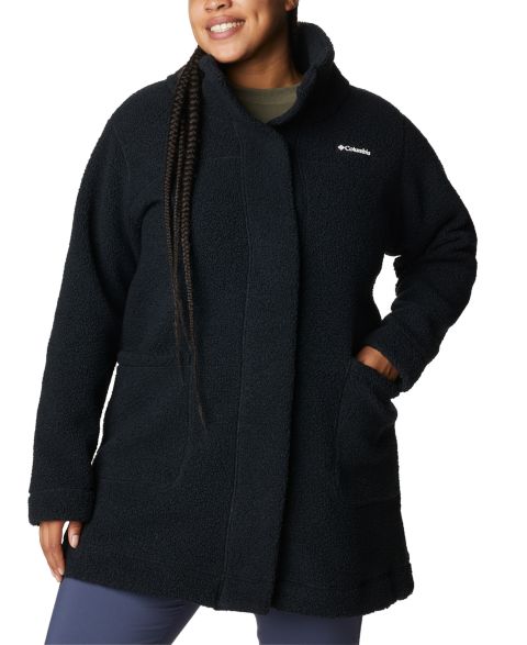 Женская куртка Columbia Plus Size Panorama Long, цвет: Чёрный