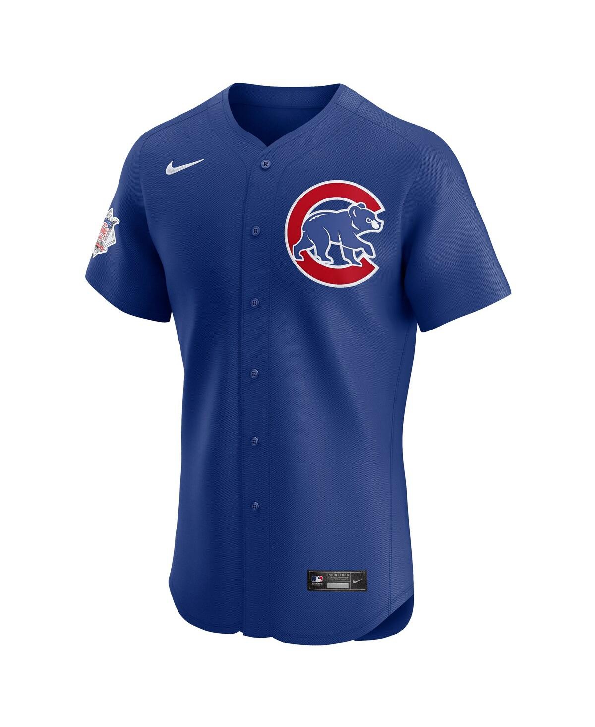 Nike Men'sChicago Cubs Alternate Vapor Premier Elite Patch Jersey - Royal
