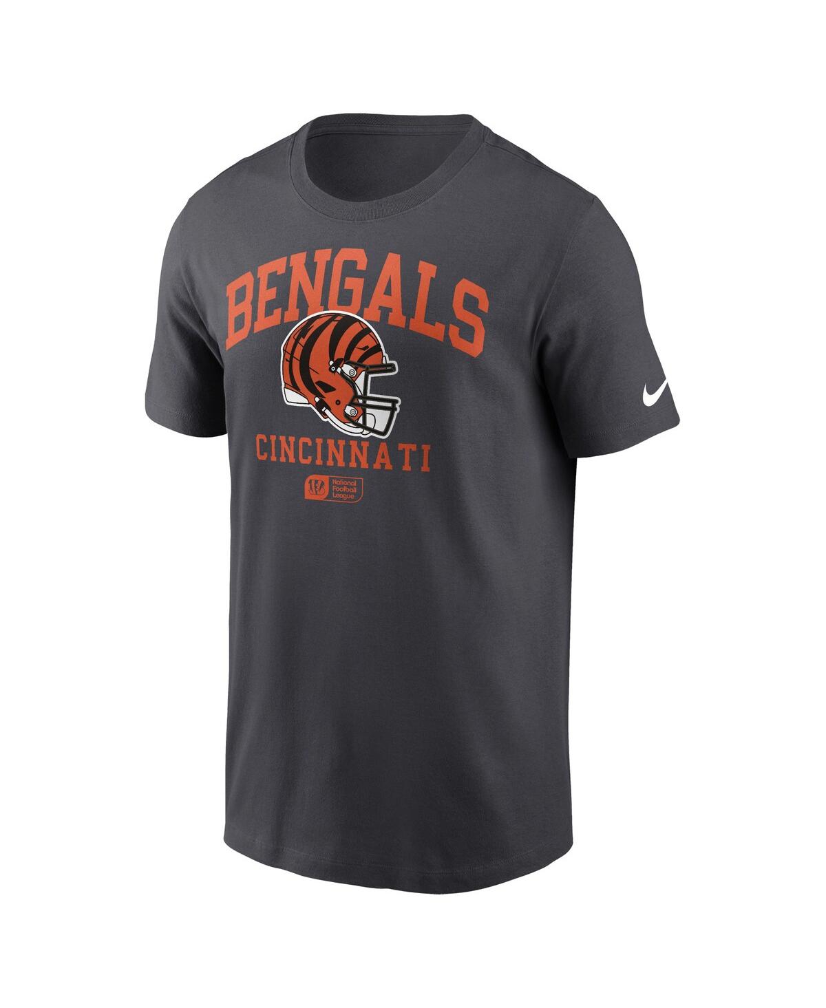 Nike Men'sCincinnati Bengals Helmet Essential T-Shirt - Anthracite