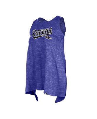 Women's Purple Baltimore Ravens Space Dye Active Tank Top