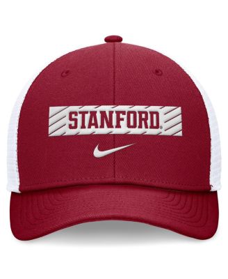 Men's Cardinal/White Stanford Cardinal 2024 Sideline Trucker Adjustable Hat