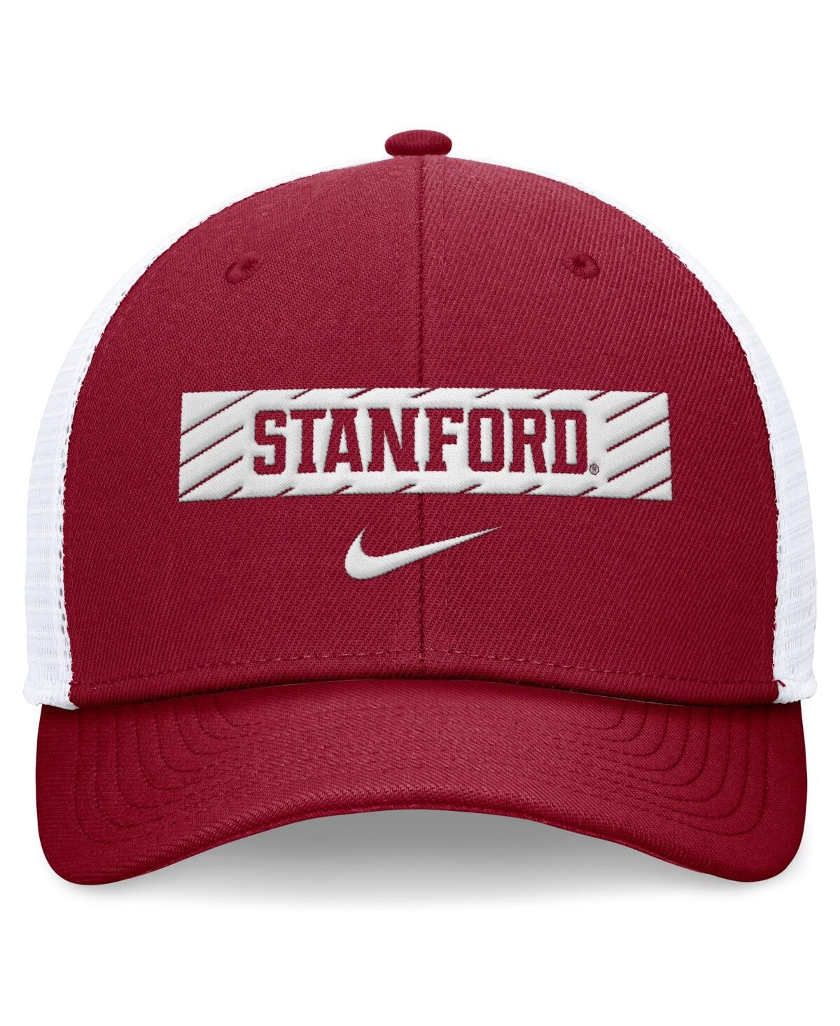 Nike Men's Cardinal/white Stanford Cardinal 2024 Sideline Trucker Adjustable Hat In Cardinal,white