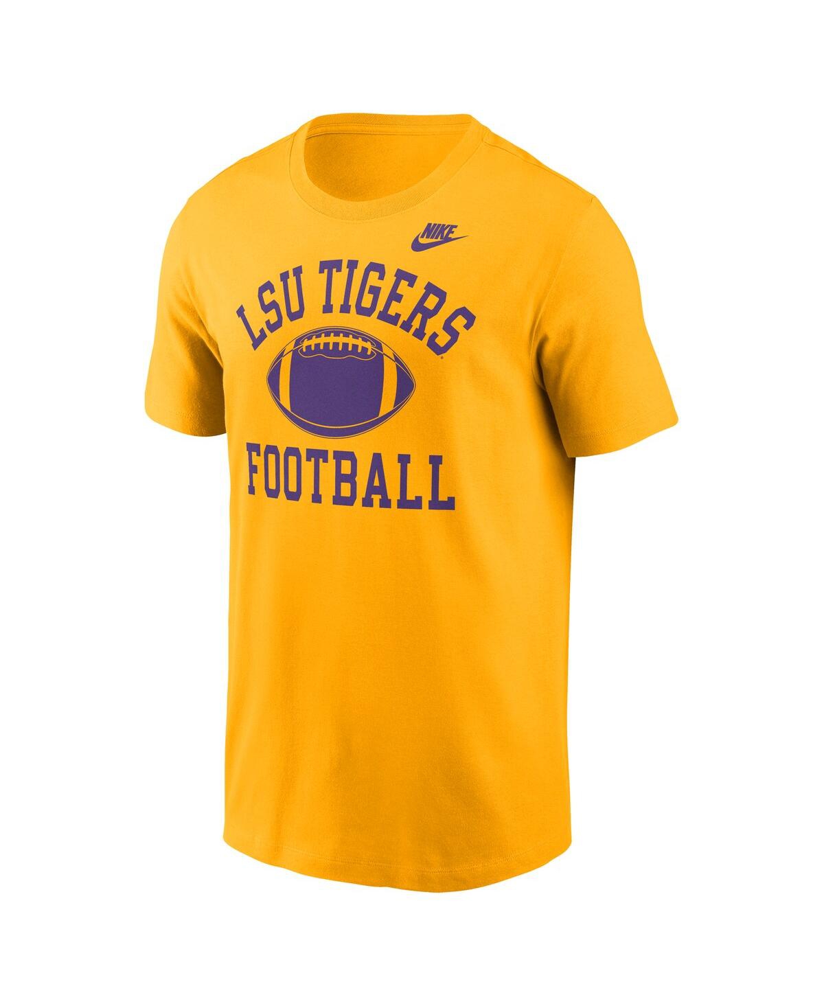 Nike Men'sLsu Tigers Legacy Football Icon T-Shirt - Gold