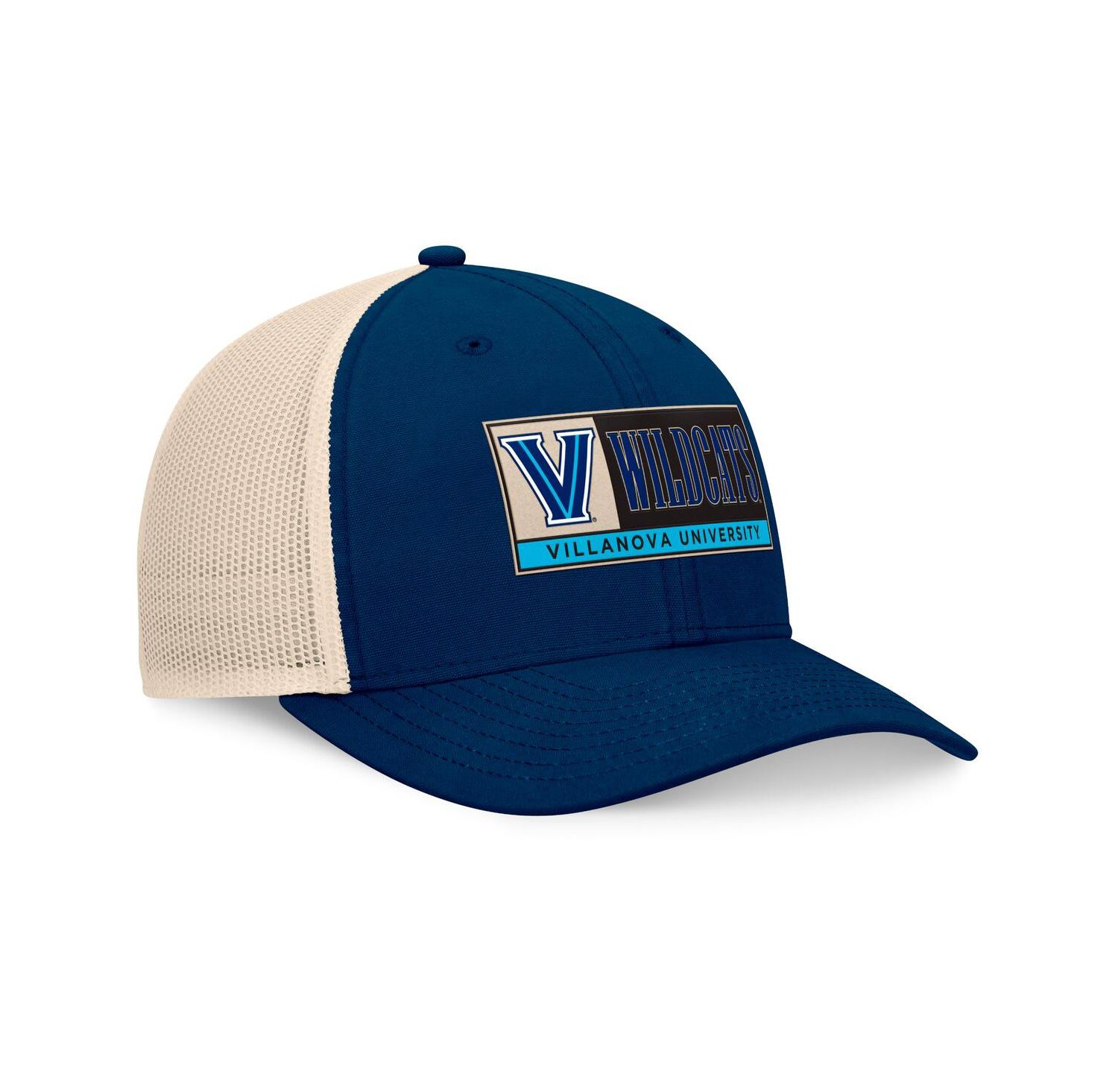 Men's Navy/Natural Villanova Wildcats Bennett Trucker Adjustable Hat