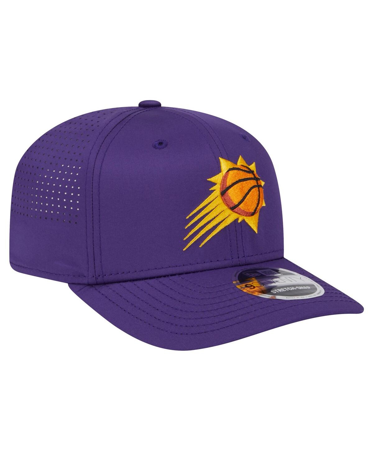 New Era Men'sPhoenix Suns Adventure Perform Coolera 9SEVENTY Stretch-Snap Adjustable Hat - Purple