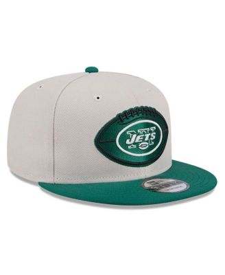 Men's Stone/Green New York Jets 2024 Sideline Historic 9FIFTY Snapback Hat