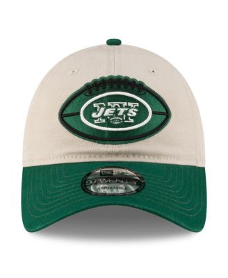 Men's Stone/Green New York Jets 2024 Sideline Historic 9TWENTY Adjustable Hat