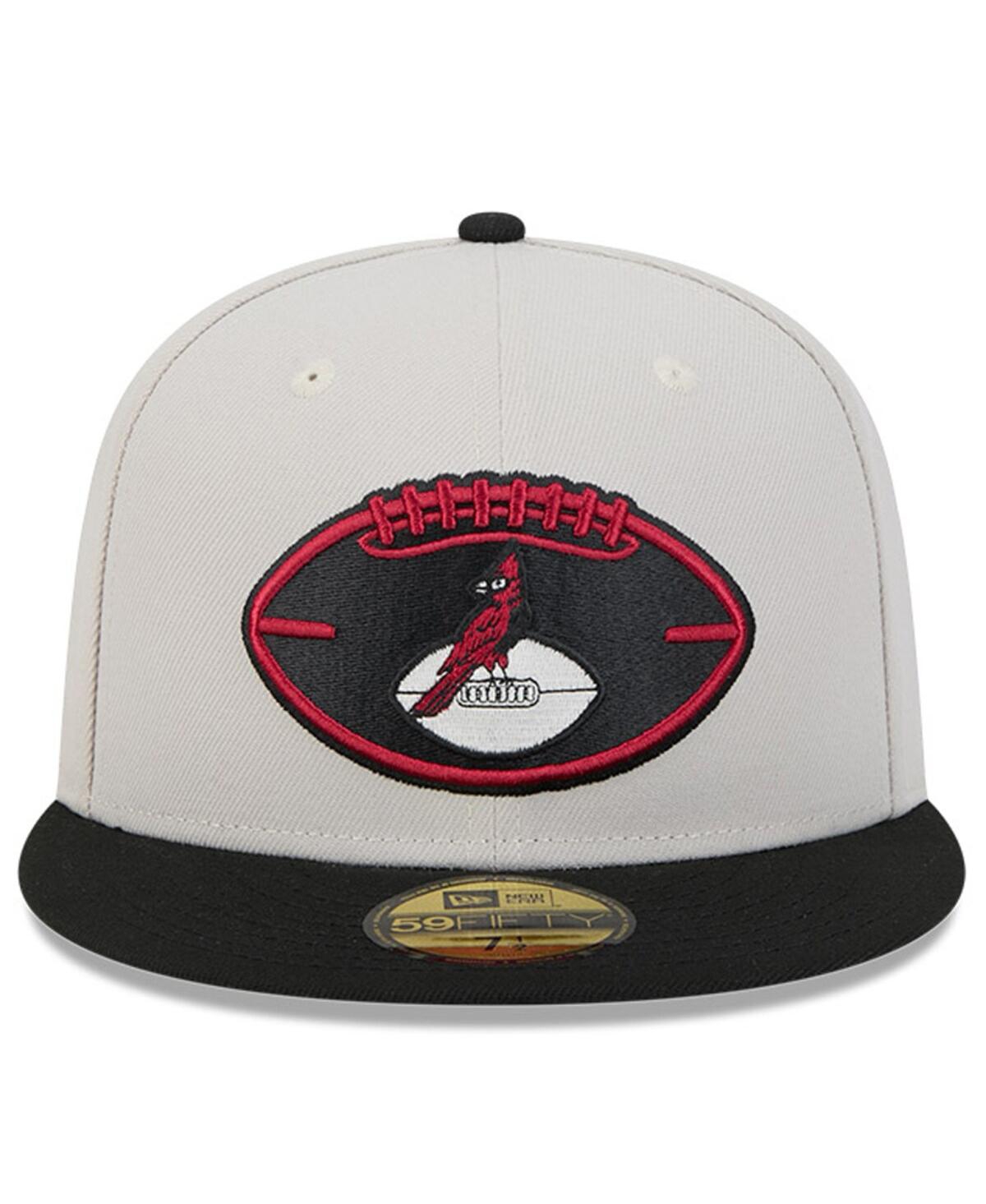 New Era Men'sBlack Arizona Cardinals 2024 Sideline Historic 59FIFTY Fitted Hat - Stone, Black