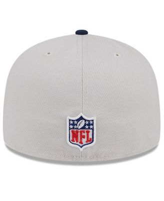 Men's Stone/Navy Dallas Cowboys 2024 Sideline Historic 59FIFTY Fitted Hat