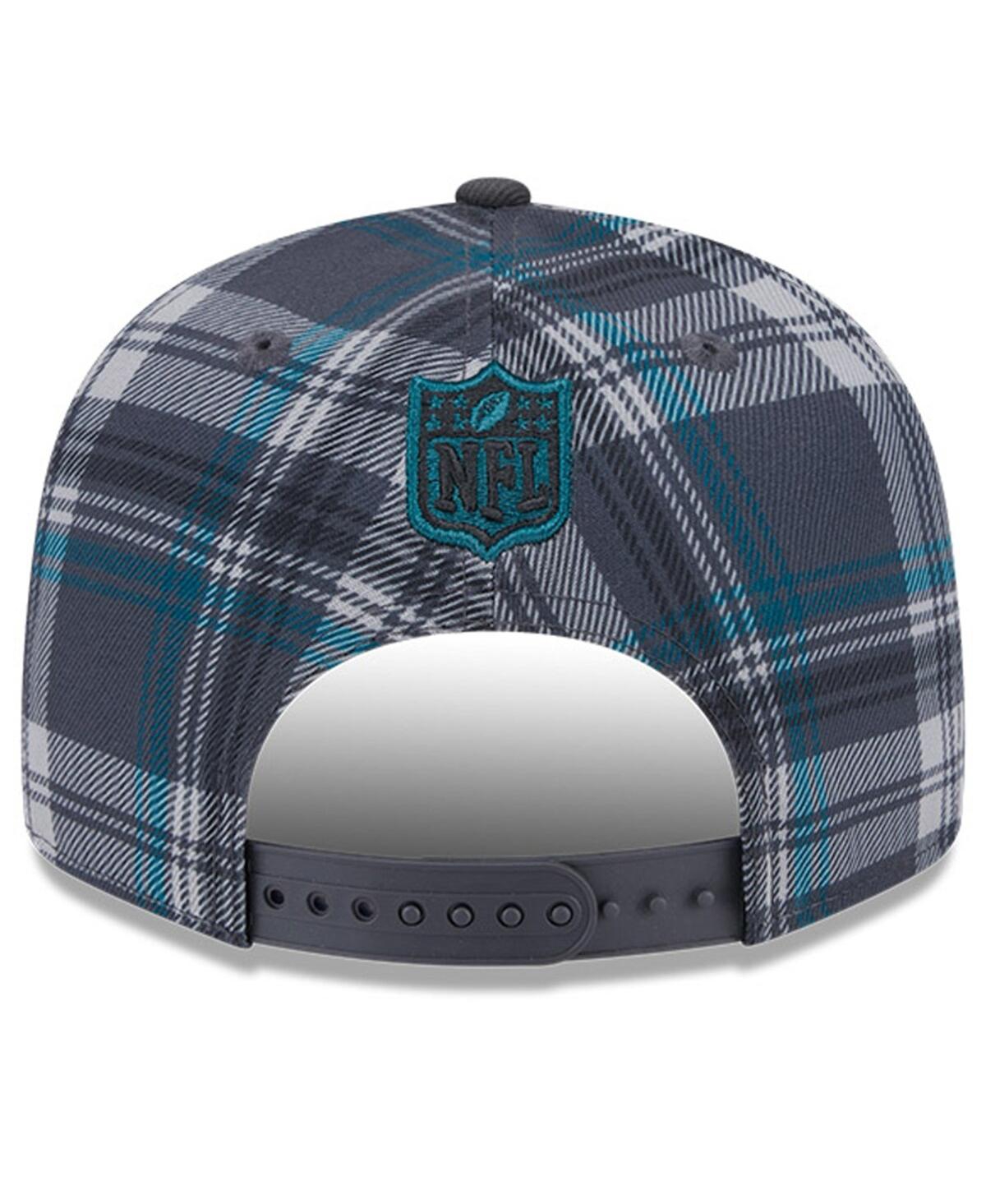 New Era Men's Gray Philadelphia Eagles 2024 Sideline Statement 9fifty Snapback Hat In Gray,graphite